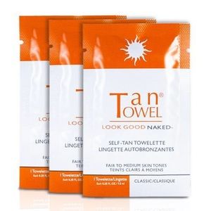 Tan Towels Half Body Classic Wipes